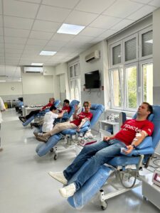 Beograd Employees Donating Blood